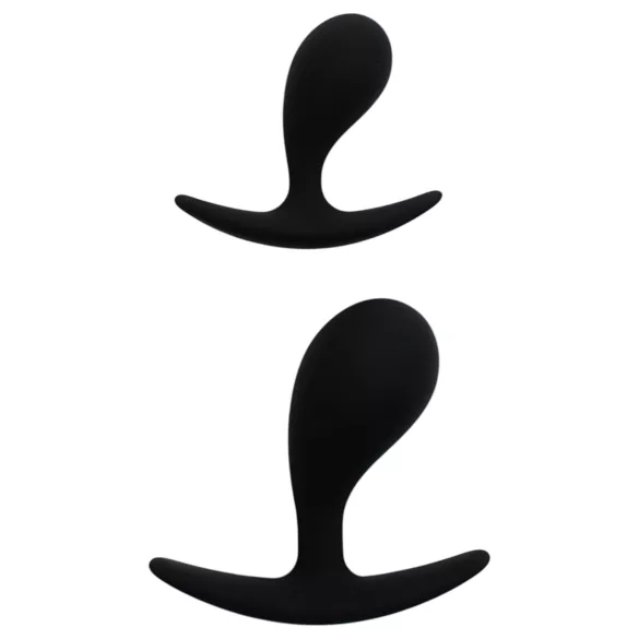 Rimba Copenhagen - anaal plug set (zwart, 2 stuks)