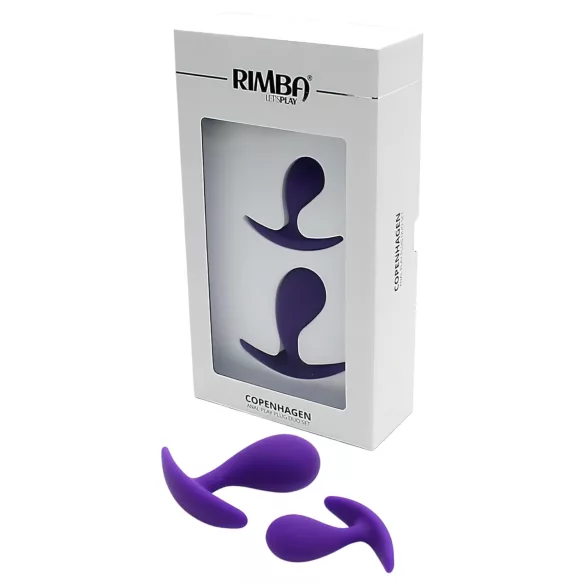 Rimba Copenhagen - anaal plug set (paars, 2 stuks)