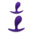 Rimba Copenhagen - anale plugset - paars (2 stuks)