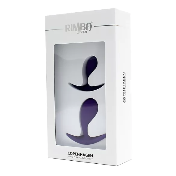 Rimba Copenhagen - anaal plug set (paars, 2 stuks)