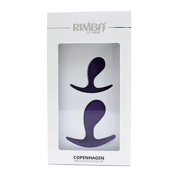 Rimba Copenhagen - anaal plug set (paars, 2 stuks)