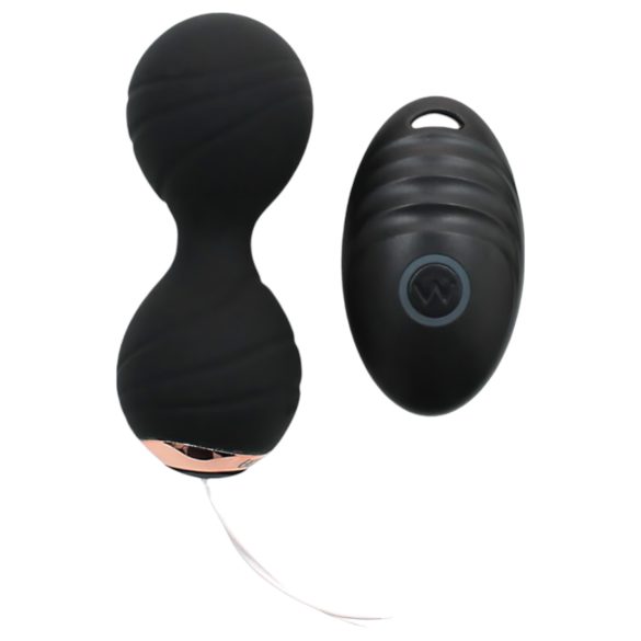 Rimba Cannes - oplaadbare, draadloze vibratie-ei (zwart)
