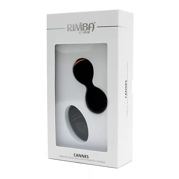 Rimba Cannes - vibrator ei - draadloos oplaadbaar - zwart