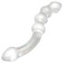 Rimba Xena - Dubbele Glazen Dildo (Transparant)