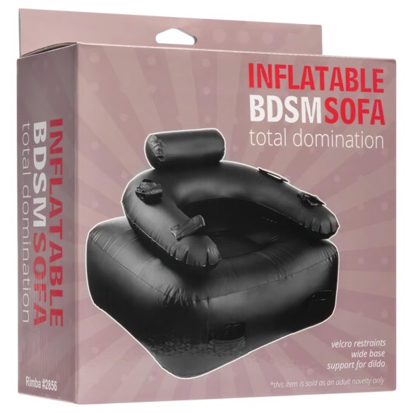 Inflatable Fun - bdsm bank - opblaasbaar - zwart