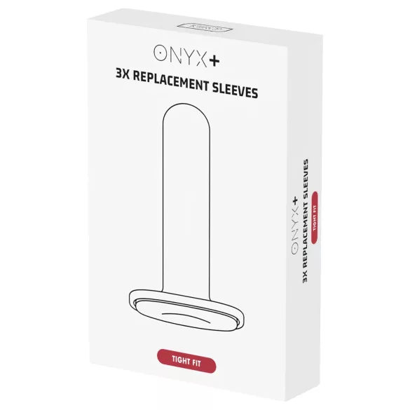 Kiiroo Onyx - masturbator mouw - strakke pasvorm - 3 stuks - wit