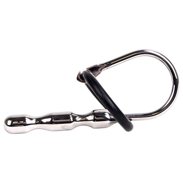 Kiotos - Dilatator voor penis - RVS met siliconen ringen - 8 cm