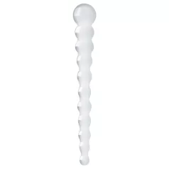 Gildo Glass No. 20 - glazen dildo met ribbels - transparant