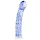 Gildo Glass No. 5 - glazen dildo met spiraal - transparant blauw