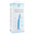 Gildo Glass No. 5 - glazen dildo met spiraal - transparant blauw