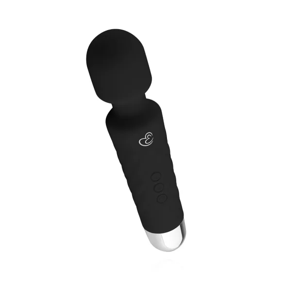 EasyToys - mini wand vibrator - oplaadbaar - zwart