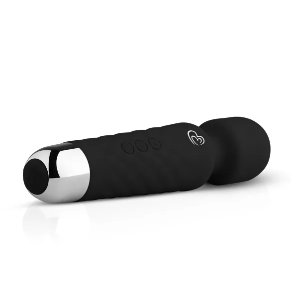 EasyToys - mini wand vibrator - oplaadbaar - zwart