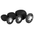 Easytoys Diamond - buttplug set - zwart