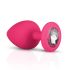 Easytoys Diamond - anaal plug set - siliconen - roze