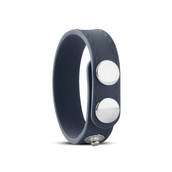 Boners - verstelbare penisring - siliconen - grijs - S/M