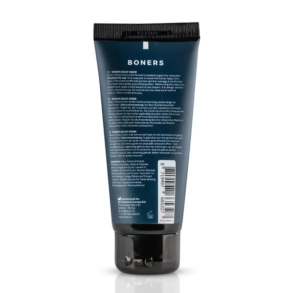 Boners Essentials - uitstelcrème voor mannen - 100ml