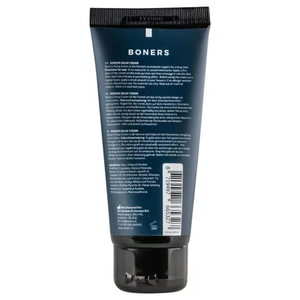 Boners Essentials - uitstelcrème voor mannen - 100ml
