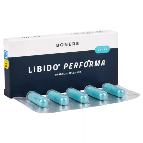 Boners Libido Performa - voedingssupplement capsules voor mannen (5 stuks)