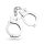 EasyToys - metalen handboeien (zilver)
