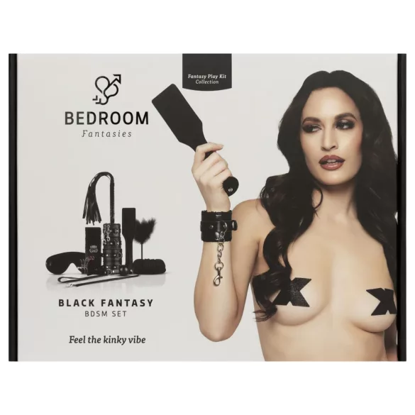 Secret Pleasure Chest - gevorderde BDSM-set - 14-delig (zwart)