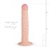 Real Fantasy Scott - levensechte dildo - 25 cm (natuurlijk)