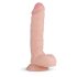 Real Fantasy Glynn - levensecht dildo met ballen - 25 cm (natuur)