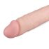 Real Fantasy Glynn - levensecht dildo met ballen - 25 cm (natuur)