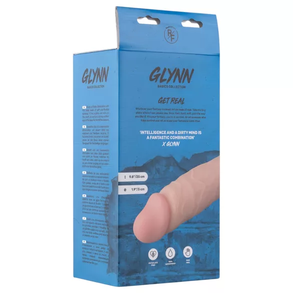 Real Fantasy Glynn - dildo met ballen - realistisch - 25cm - huidkleur