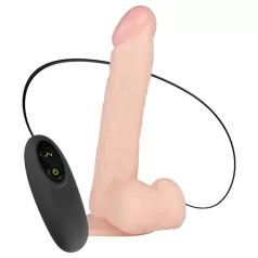   Real Fantasy Lewis - oplaadbare realistische vibrator - 22cm - huidskleur