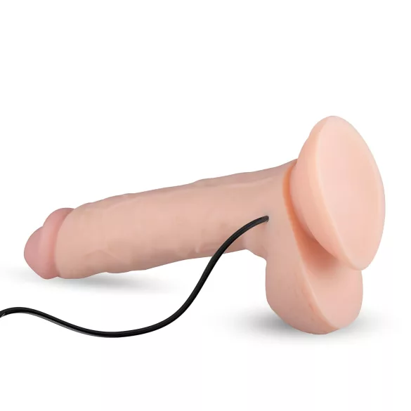Real Fantasy Glynn - oplaadbare realistische vibrator - 25cm - huidskleur