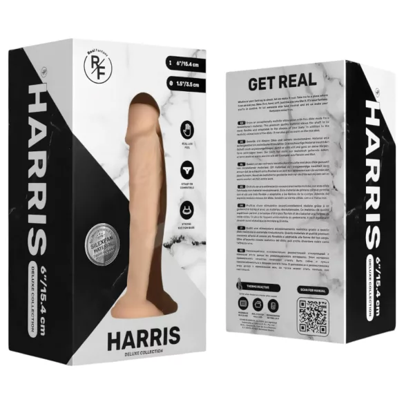 Real Fantasy Harris - realistische dildo - 15cm - huidkleur