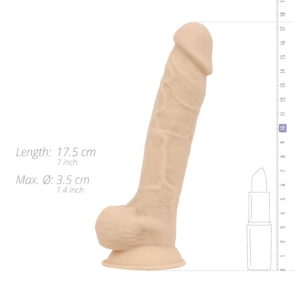 Real Fantasy Percy - dildo - realistisch - 18 cm huidkleur