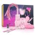 Secret Pleasure Chest - gevorderd BDSM-set - 14-delig (roze)