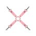 Secret Pleasure Chest - gevorderd BDSM-set - 14-delig (roze)