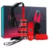 Secret Pleasure Chest - gevorderde BDSM-set - 10-delig (rood)