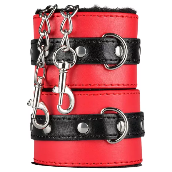 Secret Pleasure Chest - gevorderde BDSM-set - 10-delig (rood)