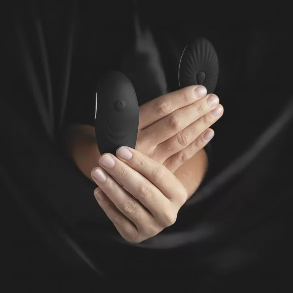 Sway No.3 - vibrerende slip met afstandsbediening - oplaadbaar - zwart (S-L)