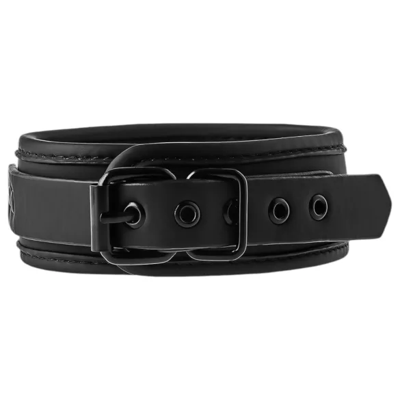 Blaze - halsband en riem - zwart