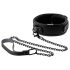 Blaze - halsband en riem (zwart)
