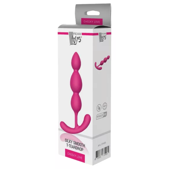 Cheeky Love - anaalplug met kralen (roze)