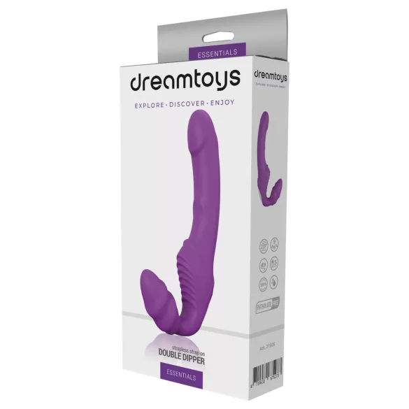 Dreamtoys Essentials - strapless strap-on vibrator (paars)