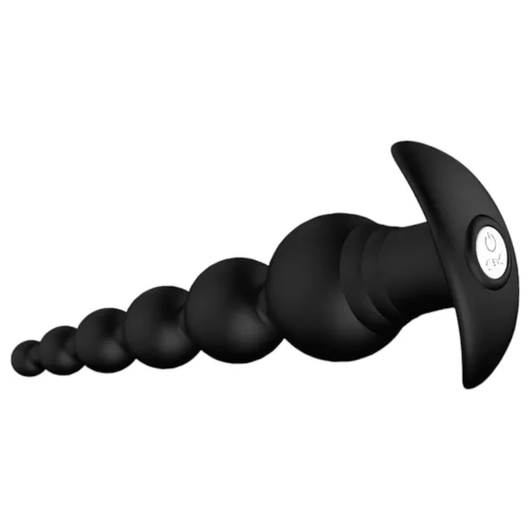 Cheeky Love - anaal vibrator met afstandsbediening en kralen - zwart