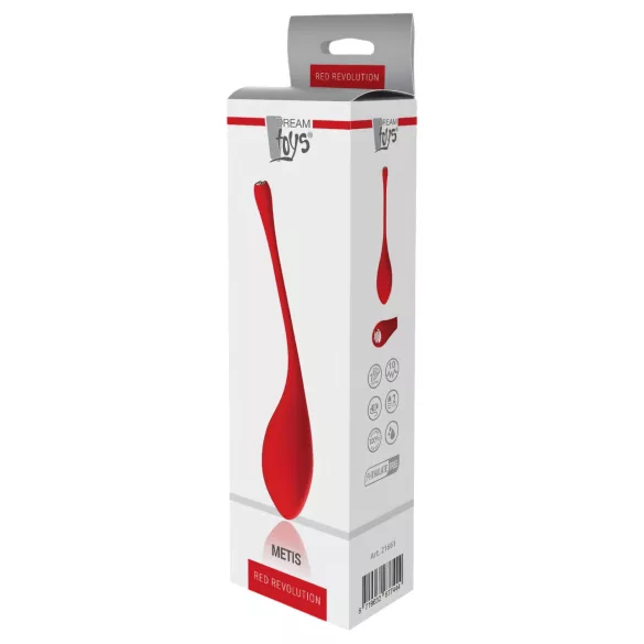 Red Revolution Metis - vibrerend eitje - oplaadbaar en waterdicht - rood