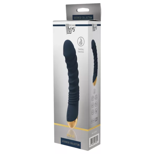 Goddess Aeolus - G-spot vibrator - verwarmend - siliconen blauw