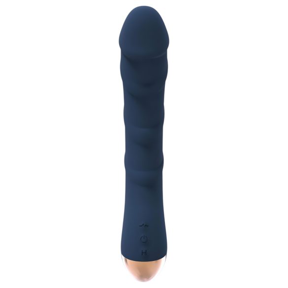 Goddess Atlas - G-spot vibrator - oplaadbaar, waterdicht, verwarmd - blauw