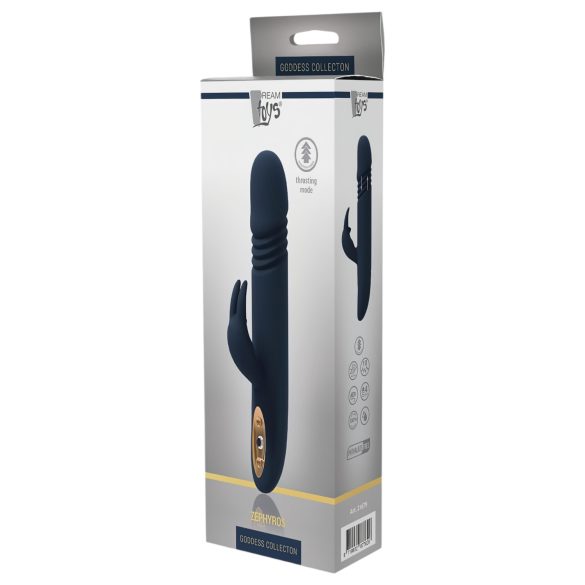 Goddess Zephyros - Vibrator met stootfunctie en clitorisstimulator - Waterdicht