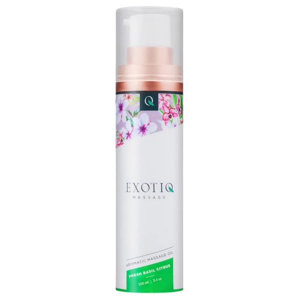 Exotiq - Geurige Massageolie - Basilicum-Citroen (100ml)
