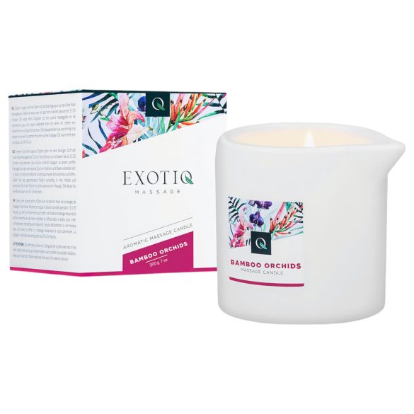 Exotiq Bamboe Orchideeën - Massagekaars (200g)