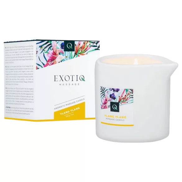 Exotiq - massagekaars - ylang ylang geur - 200g
