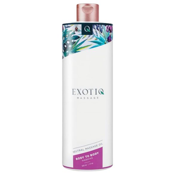 Exotiq Body to Body - verwarmende massageolie (500 ml)